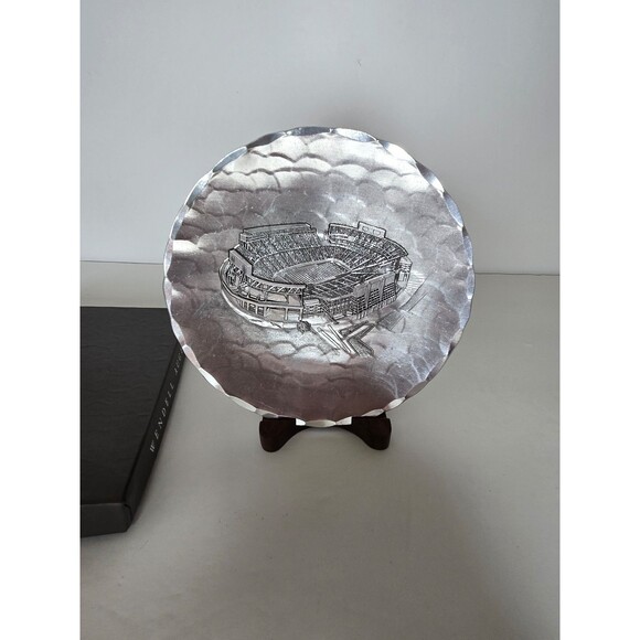 Wendell August Other - Penn State Nittany Lion Stadium Wendell August Forge Collector's Plate Display